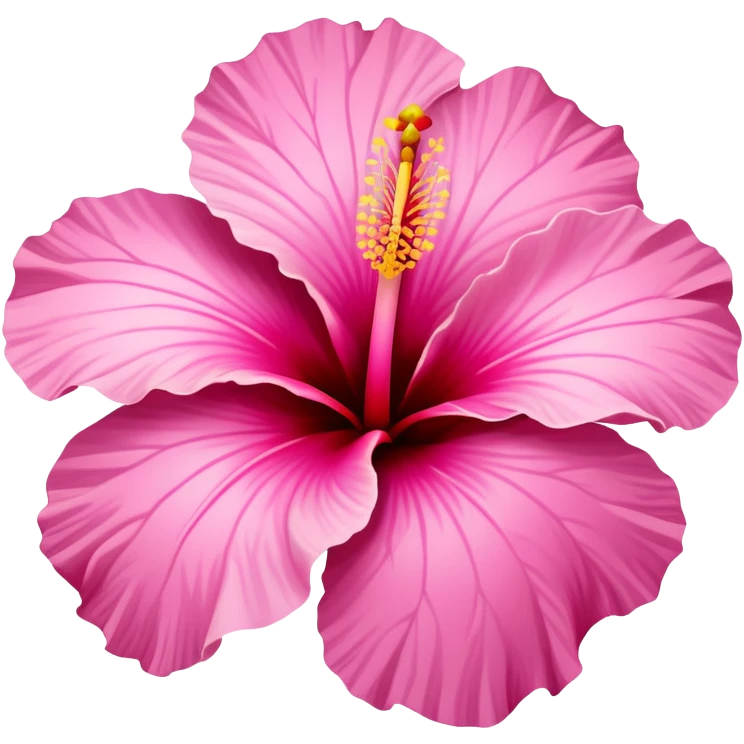 Pink habiscus emoji