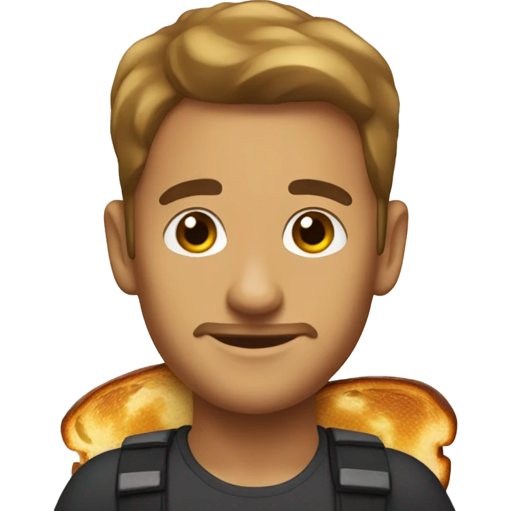 With French toast  emoji