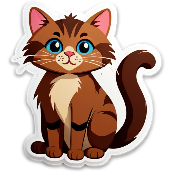 heart with brown cat emoji