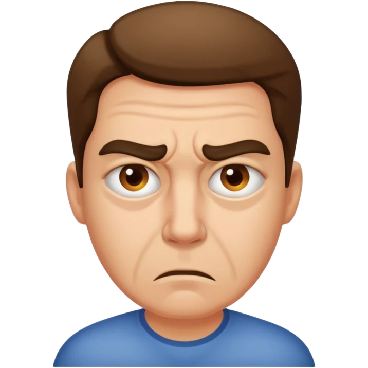 Disgusted emoji