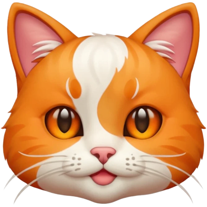 Cat emoji blushing emoji