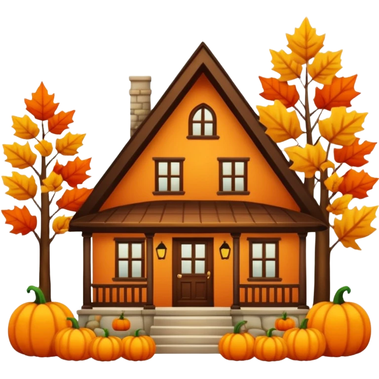 Fall home emoji