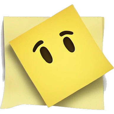 Post it note emoji
