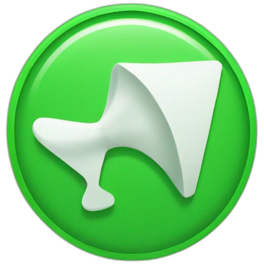 Green play button emoji