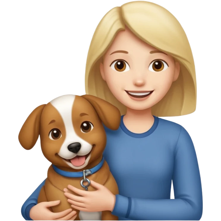 Person is playing with his dog emoji