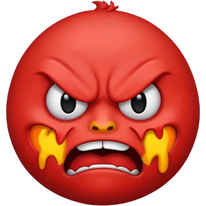 Scary angry emoji emoji