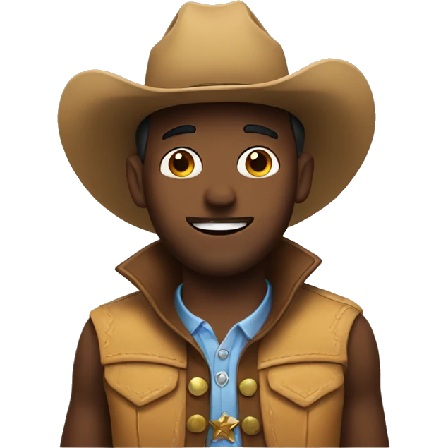 Cowboy with heart eyes emoji