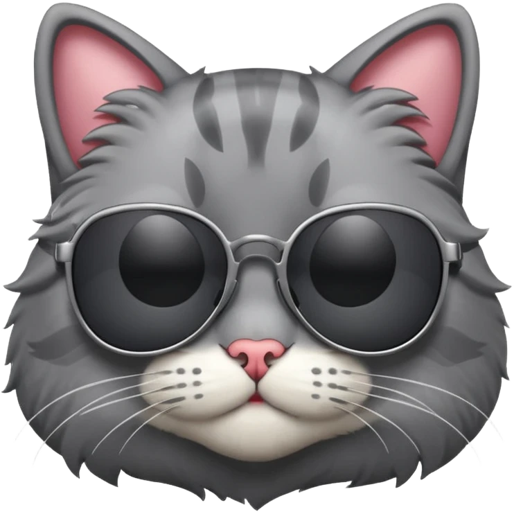 Cat wearing sunglasses emoji