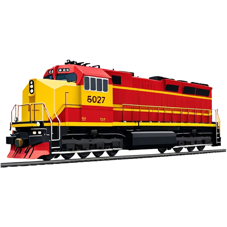 Diesel Locomotive - EMD SD70 (Model Year: 2021) (Iconic colour: Red and yellow) emoji