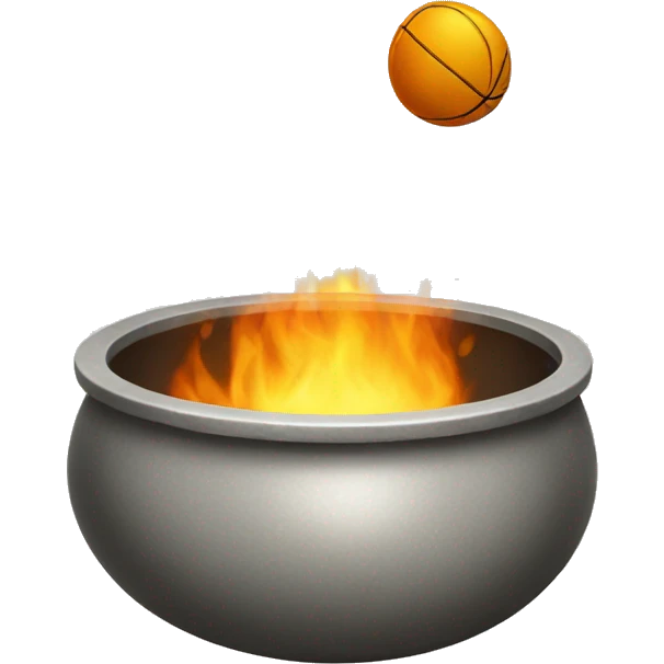 pot with ball emoji