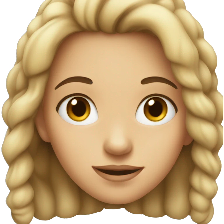 a girl for portfolio  emoji