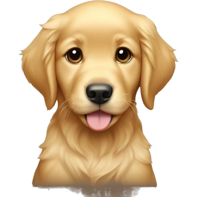 Golden Retriever puppy emoji