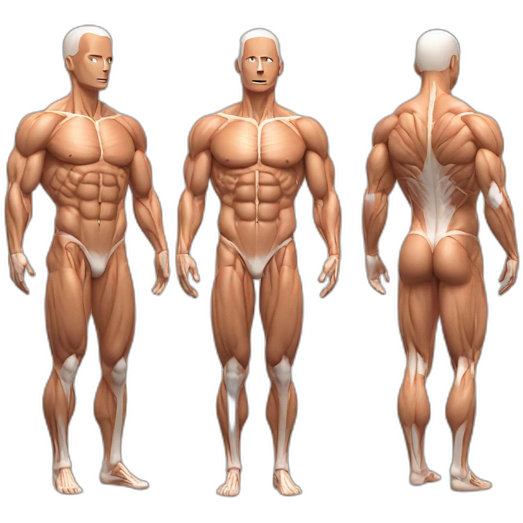 muscle mannequin anatomy emoji