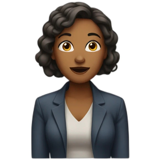 A WOMAN SPEAKS emoji