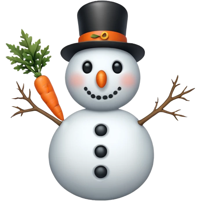 a snowman with the "S" logo emoji
