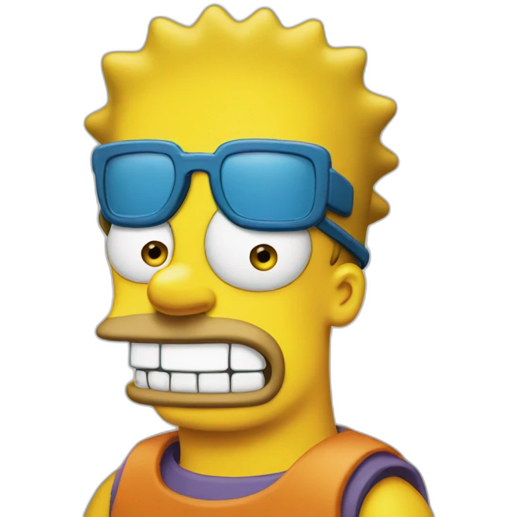 Bart from "the simpson" show emoji
