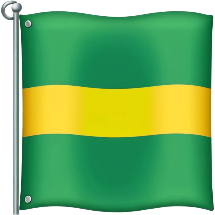 sin caras, una bandera nomal verde emoji