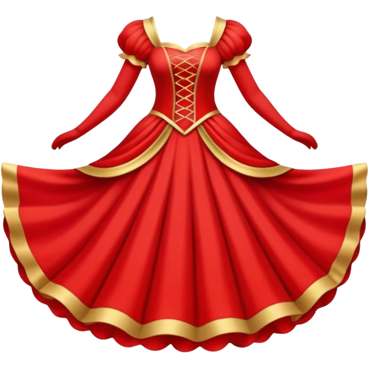 Fairy Tale Costume including red and other colors emoji