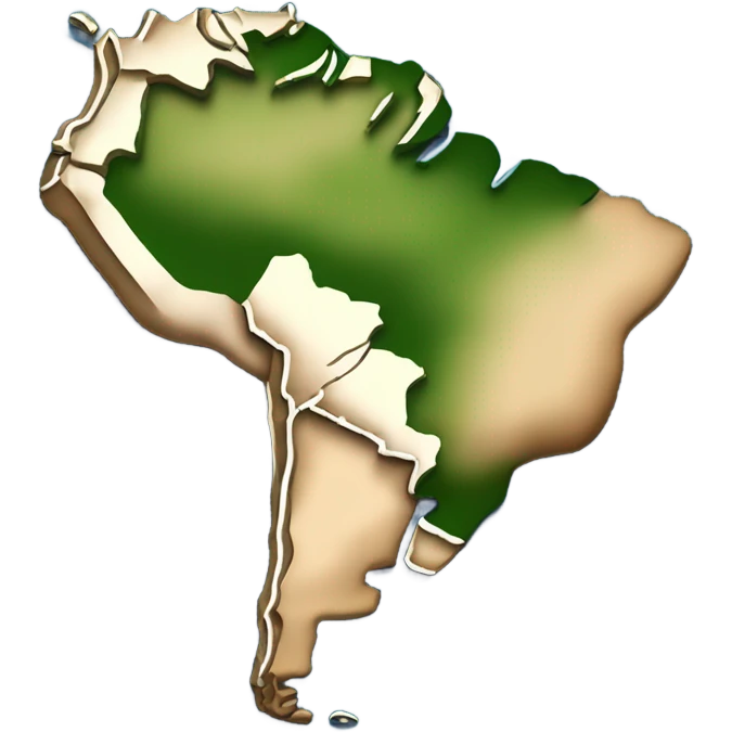 Map south america emoji