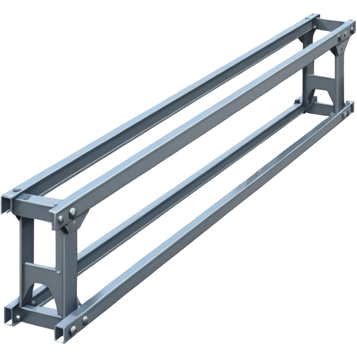 I-beam steel girder for construction emoji