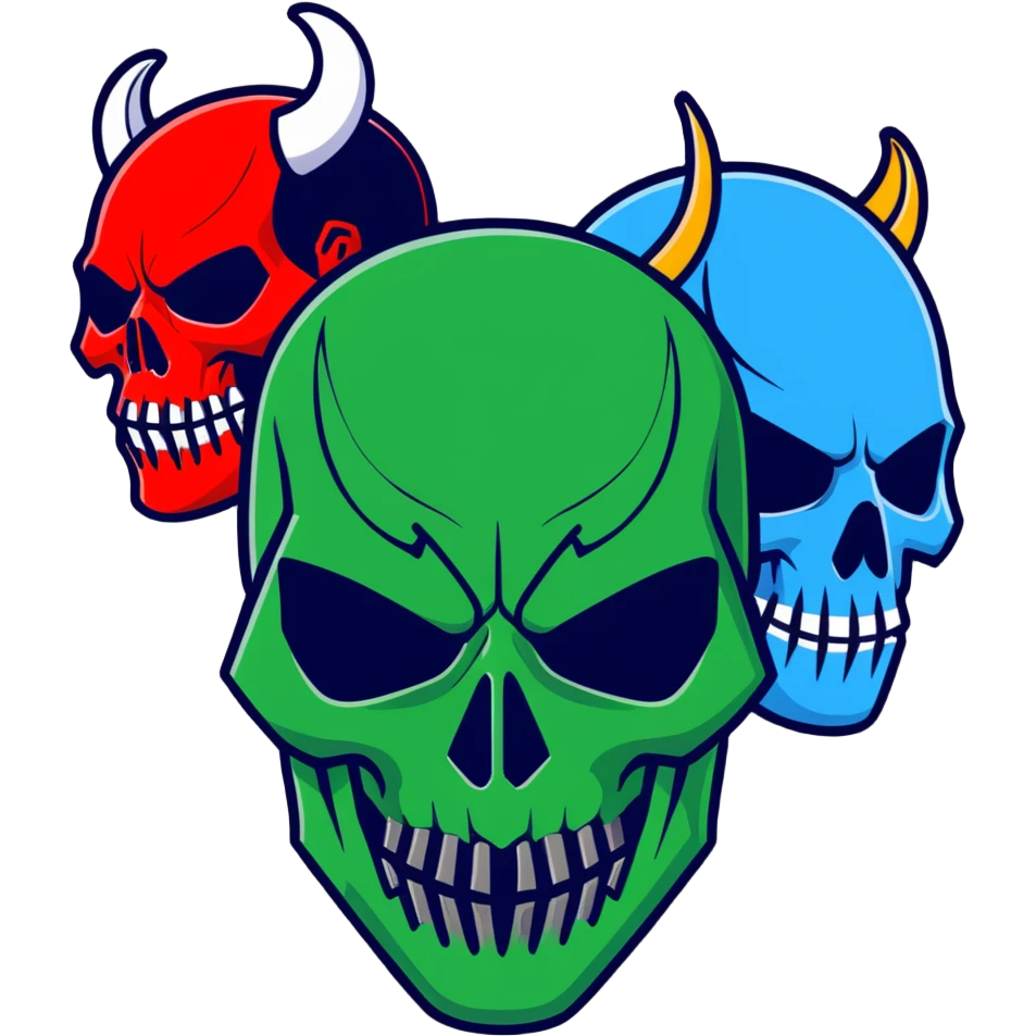 Marvel villains group with Red Skull, Hela, and Killmonger emoji