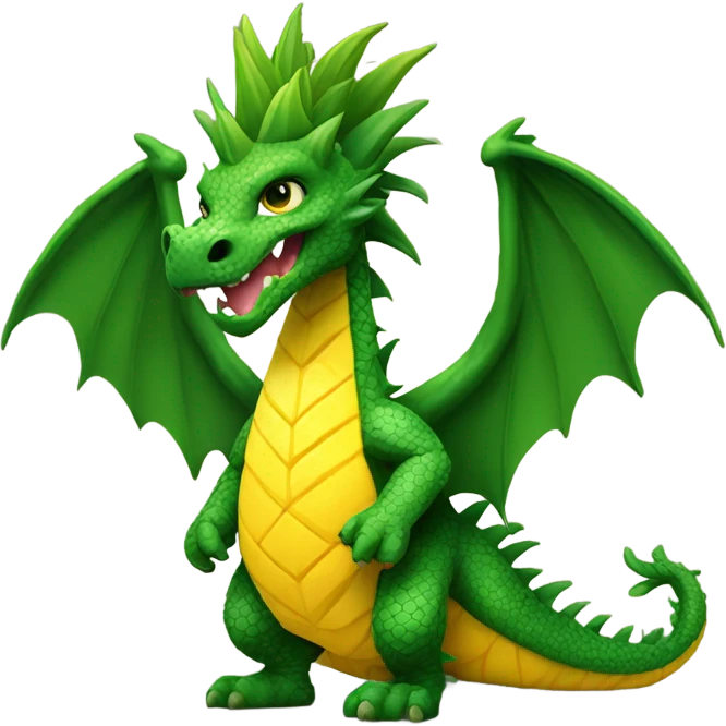 Pineapple dragon  emoji