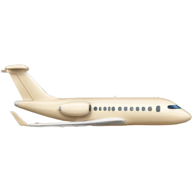 Beige airplane  emoji