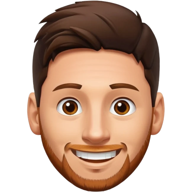 Messi face emoji