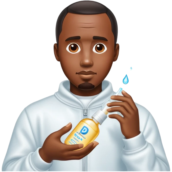 Diddy with baby oil emoji