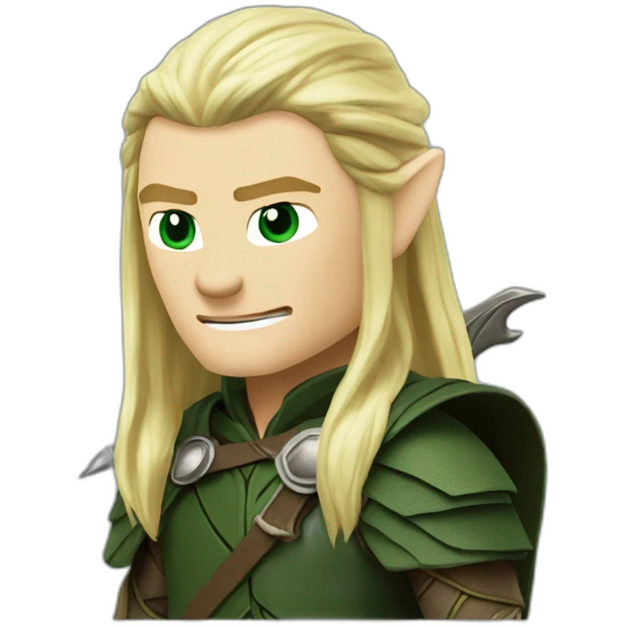 legolas fusioné avec sauron emoji