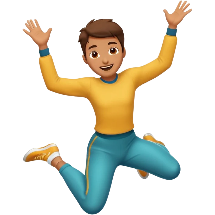 Jump emoji