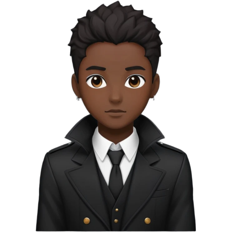 Black people anime characters  emoji