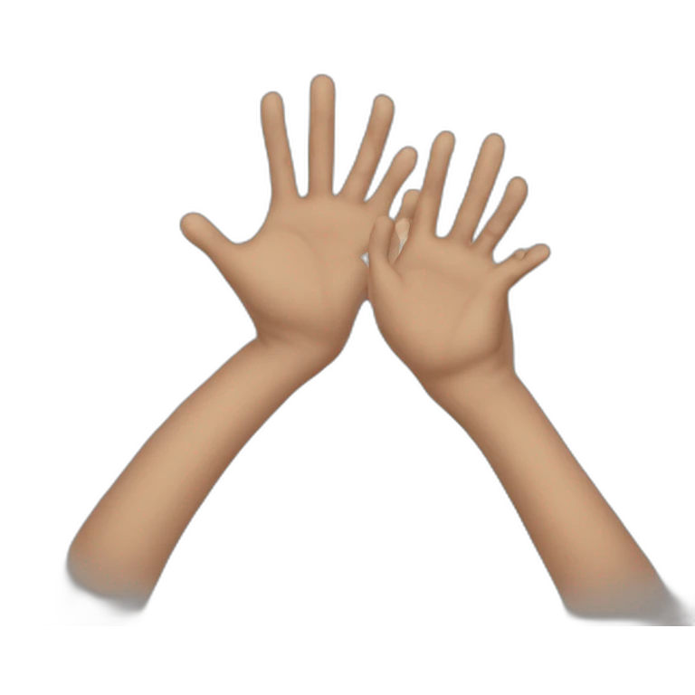 sinister hands emoji