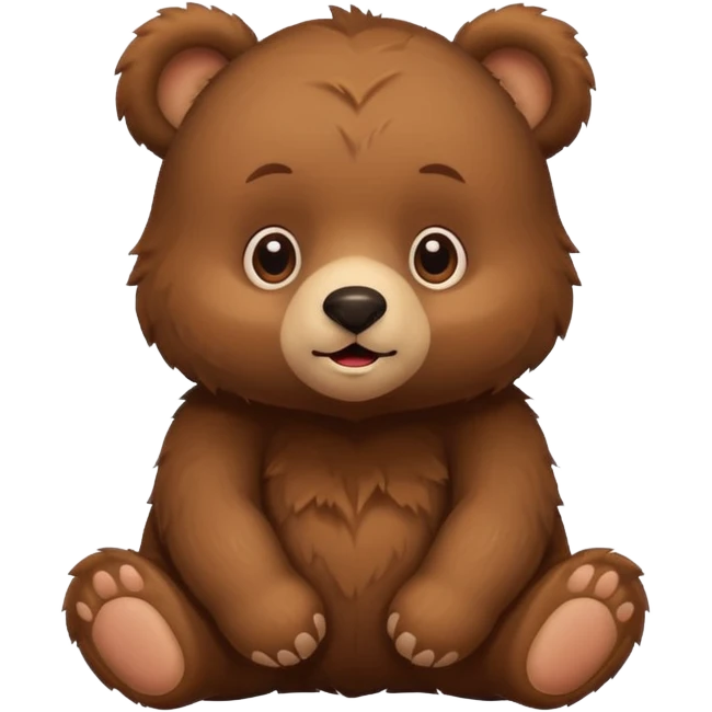 baby bear emoji
