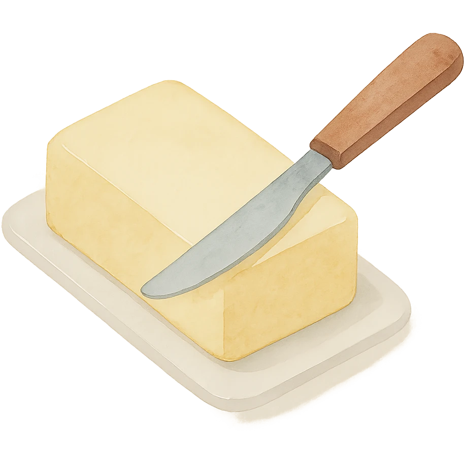 butter with a knife emoji
