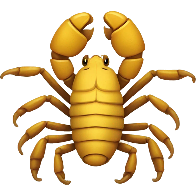 scorpion with food emoji