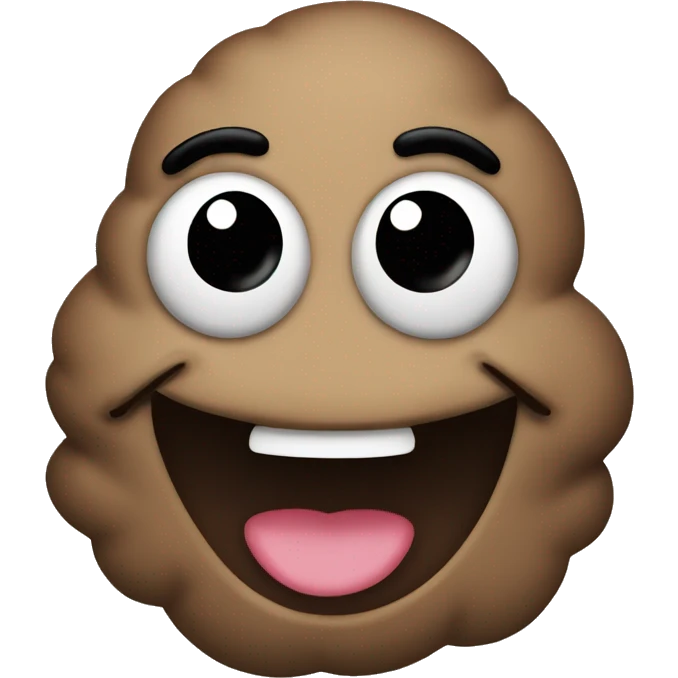 Poop smiling emoji