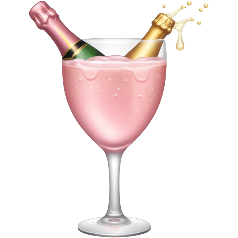 I want a emoji of champagne 🥂 but in baby pink colour  emoji