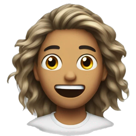 hair flip emoji