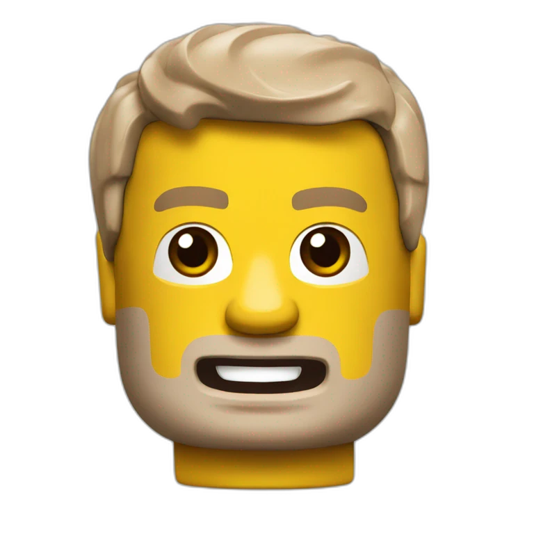 Lego face emoji