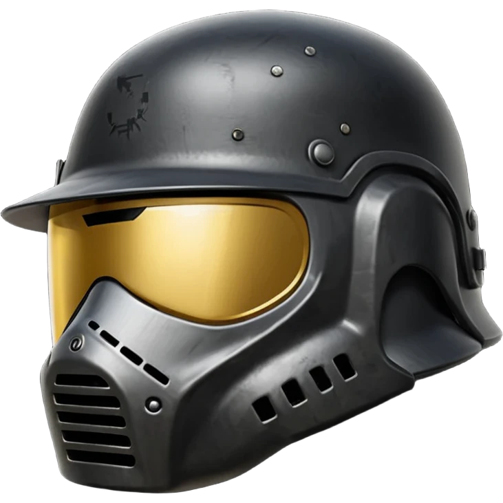 Üstünde (PUBG)yazan bir kask yap emoji