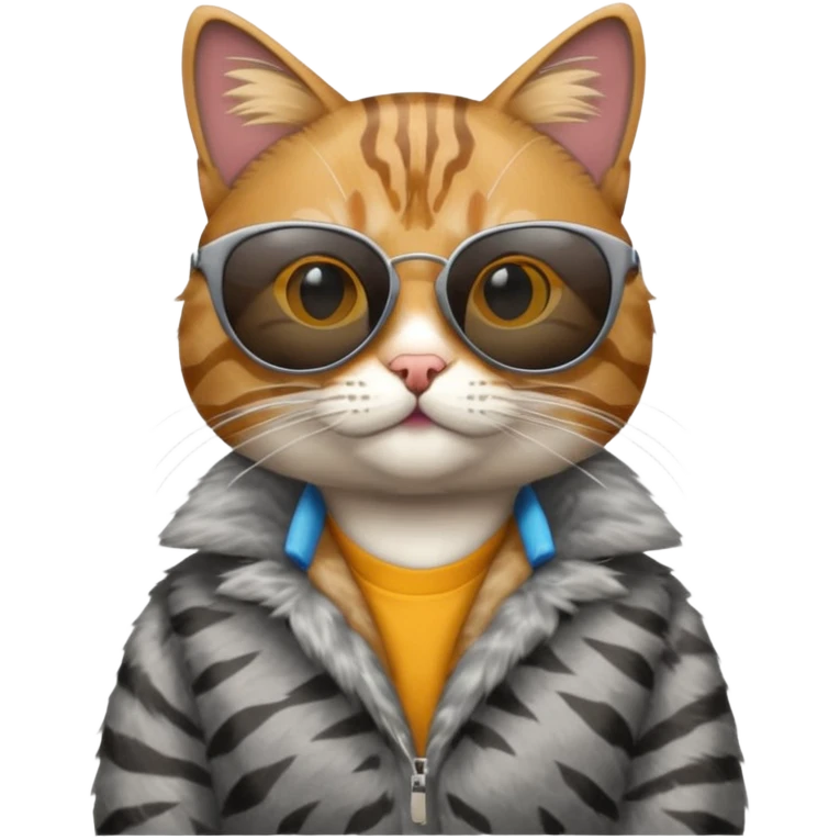 Cat wearing sunglasses emoji