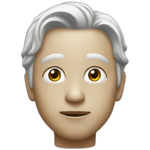 un visage faisant oui de la tète  emoji