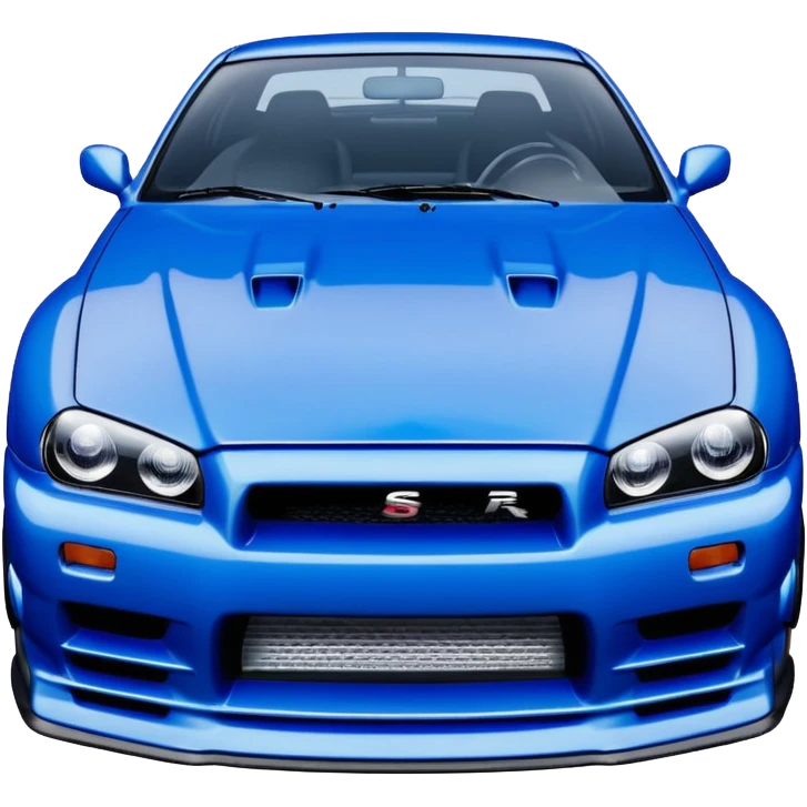 car Nissan Skyline GT-R R34 1999 like in the movie Fast and Furious  emoji