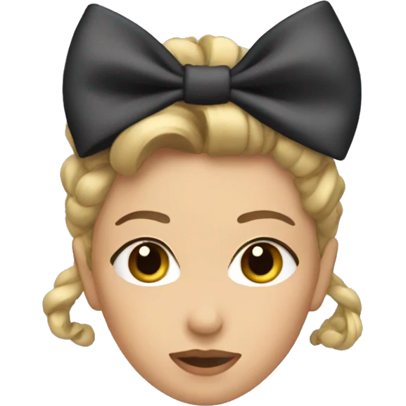 Coquette bow emoji