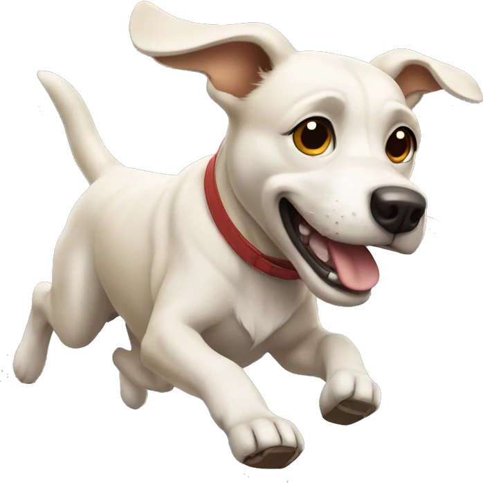 Dog running  emoji