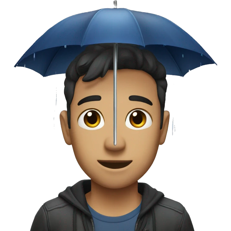 Midnight rain  emoji