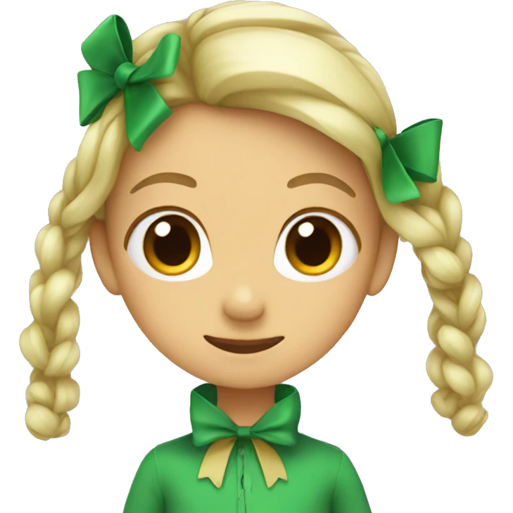 green bow emoji