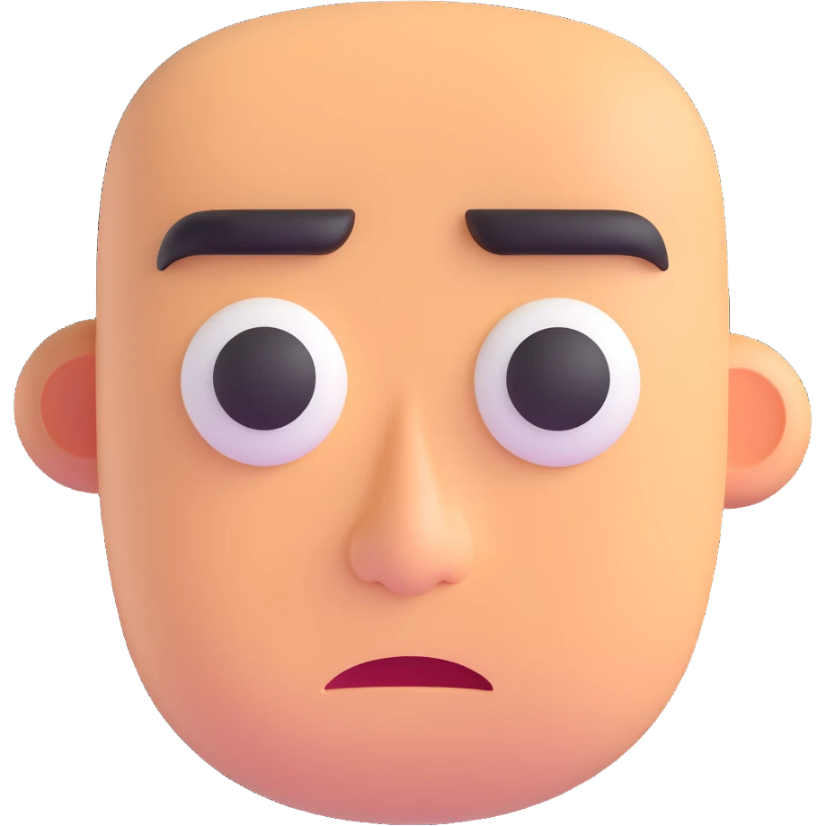 unamused face emoji