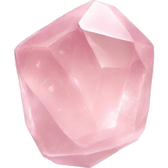 rose quartz crystal emoji